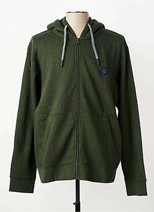 Veste casual resserrée sur le bas vert JACK & JONES homme