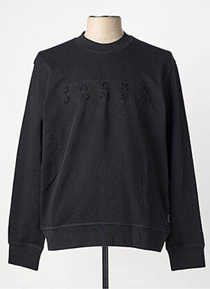 Sweat-shirt stretch manches longues noir JACK & JONES homme