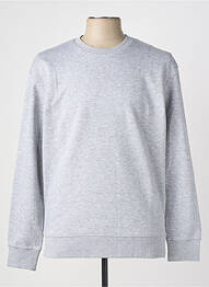 Sweat-shirt stretch manches longues gris JACK & JONES homme