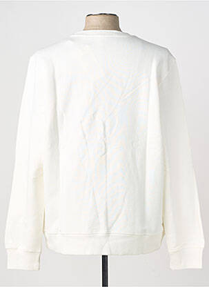 Sweat-shirt stretch manches longues blanc JACK & JONES homme