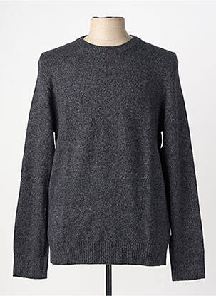 Pull stretch manches longues gris JACK & JONES homme