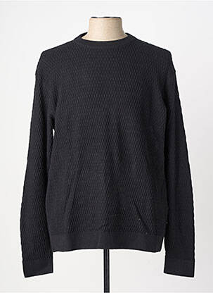Pull stretch manches longues noir JACK & JONES homme