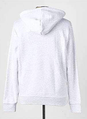 Sweat-shirt à capuche poches manches longues gris JACK & JONES homme