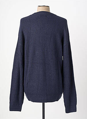 Pull stretch manches longues bleu JACK & JONES homme