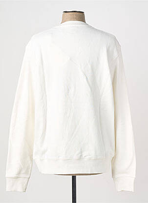 Sweat-shirt stretch manches longues blanc JACK & JONES homme