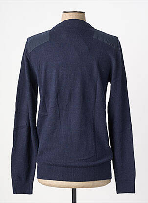 Pull stretch manches longues bleu JACK & JONES homme