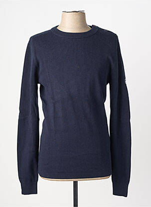 Pull stretch manches longues bleu JACK & JONES homme