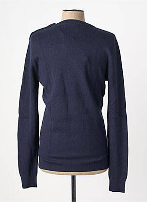 Pull stretch manches longues bleu JACK & JONES homme