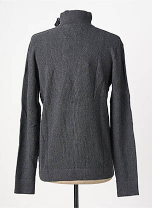Pull tissage chiné manches longues gris JACK & JONES homme
