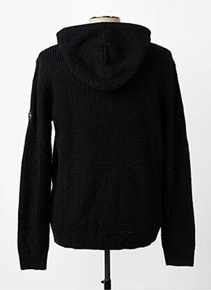 Pull col rond manches longues noir JACK & JONES homme