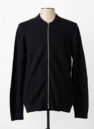 Gilet manches longues col v noir JACK & JONES homme