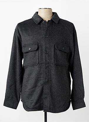 Veste casual fermeture boutonnée sur le devant gris JACK & JONES homme