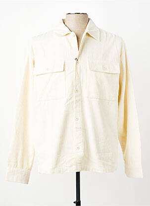 Veste casual fermeture boutonnée sur le devant beige JACK & JONES homme