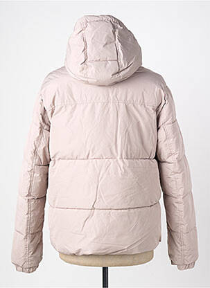 Doudoune poches a capuche beige JACK & JONES homme
