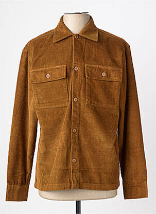 Veste casual fermeture boutonnée sur le devant marron JACK & JONES homme