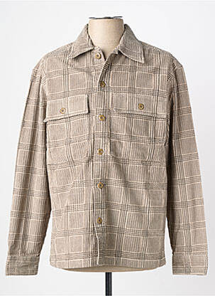Veste casual fermeture boutonnée sur le devant gris JACK & JONES homme