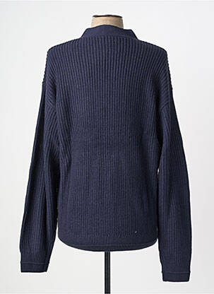 Gilet manches longues col v bleu JACK & JONES homme
