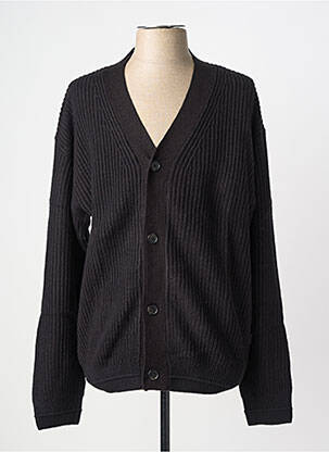 Gilet manches longues col v noir JACK & JONES homme