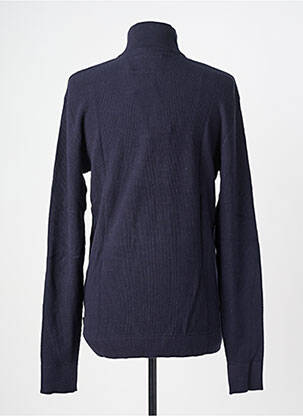 Pull stretch manches longues bleu JACK & JONES homme