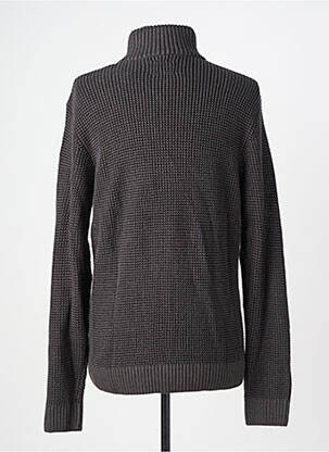 Pull stretch manches longues gris JACK & JONES homme