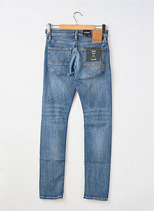 Jeans coupe slim fermeture boutonnée sur le devant taille normale bleu JACK & JONES homme