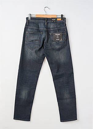 Jeans coupe slim fermeture boutonnée sur le devant taille normale noir JACK & JONES homme