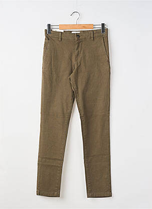 Pantalon chino tissage popeline taille normale vert JACK & JONES homme