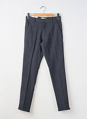 Pantalon droit tissage chiné taille normale bleu JACK & JONES homme