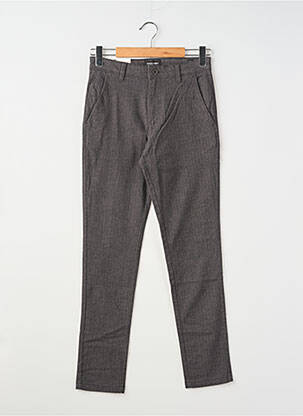 Pantalon chino tissage chiné taille normale gris JACK & JONES homme