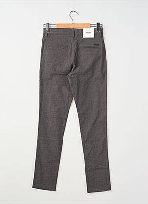 Pantalon chino tissage chiné taille normale gris JACK & JONES homme