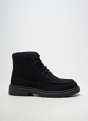 Bottines/boots fermeture lacets bout rond noir JACK & JONES homme