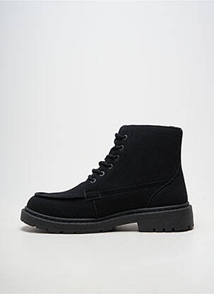 Bottines/boots fermeture lacets bout rond noir JACK & JONES homme