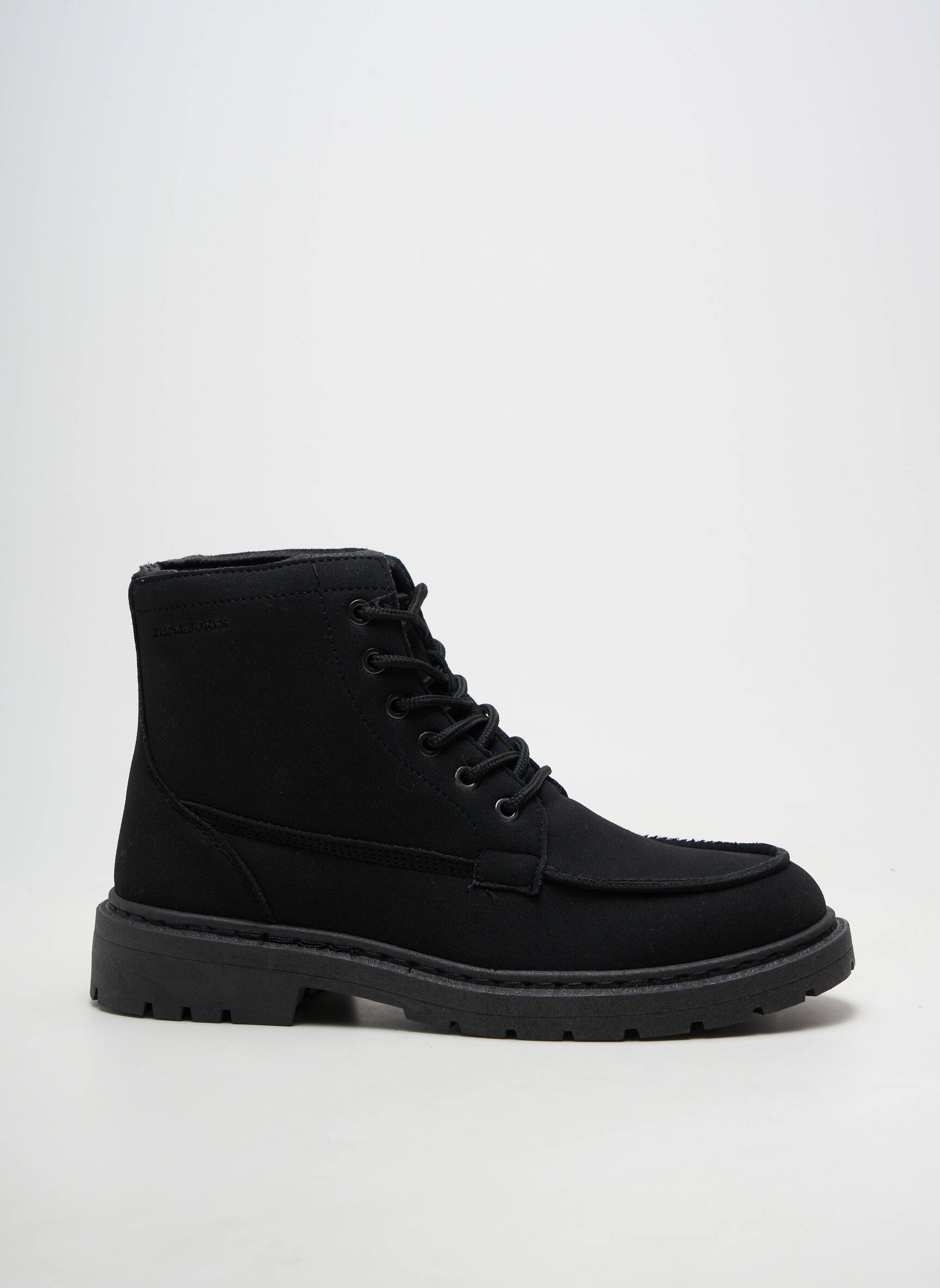 Bottines/boots fermeture lacets bout rond noir JACK & JONES homme
