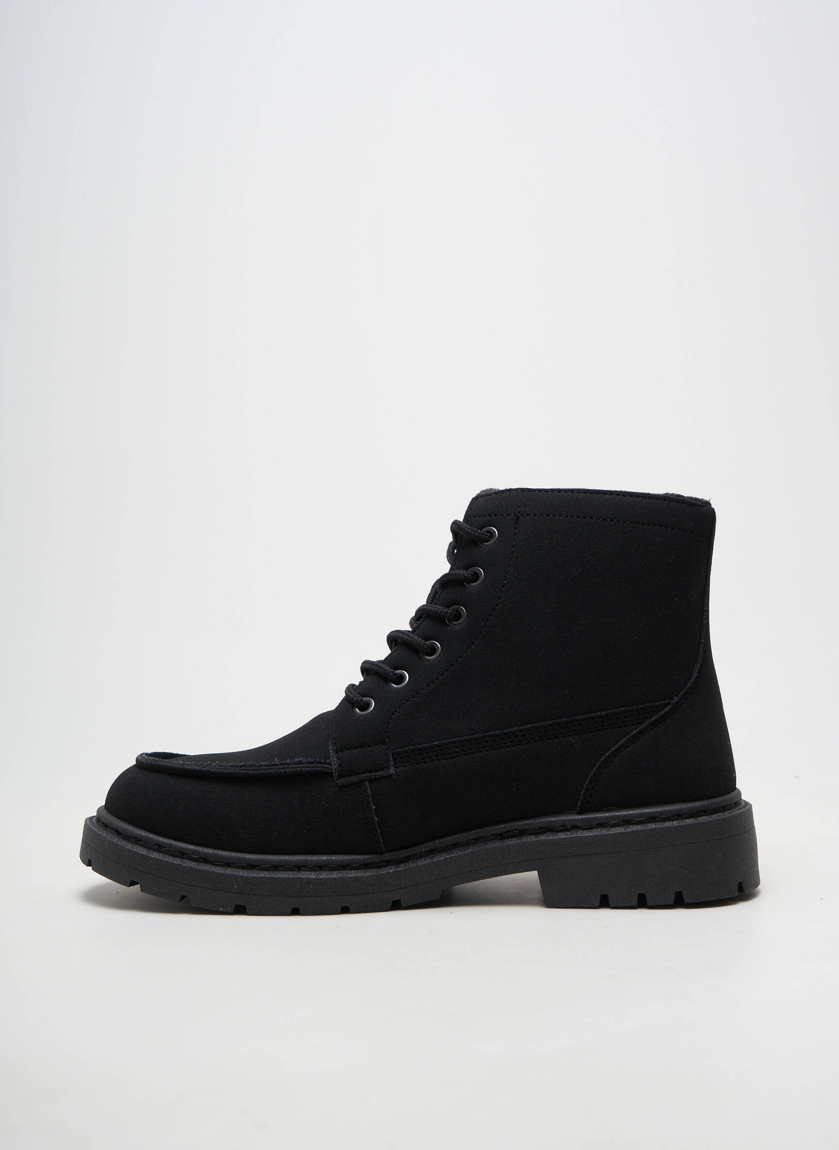 Bottines/boots fermeture lacets bout rond noir JACK & JONES homme