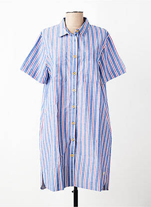 Robe courte manches courtes manches courtes bleu ARMOR LUX femme