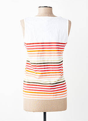 Débardeur stretch sans manche orange ARMOR LUX femme