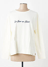 T-shirt manches longues manches longues beige MAT DE MISAINE femme