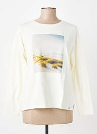 T-shirt manches longues manches longues beige MAT DE MISAINE femme
