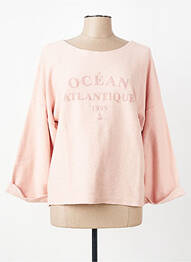 T-shirt manches 3/4 manches 3/4 rose MAT DE MISAINE femme
