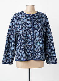 Veste casual col rond bleu ARMOR LUX femme