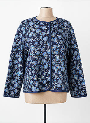 Veste casual col rond bleu ARMOR LUX femme
