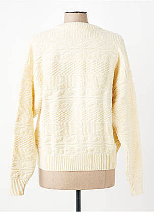 Gilet manches longues col rond beige ROYAL MER femme