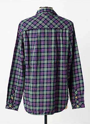 Chemisier coupe droite manches longues vert ARMOR LUX femme
