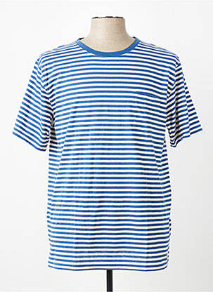 T-shirt stretch manches courtes bleu ARMOR LUX homme
