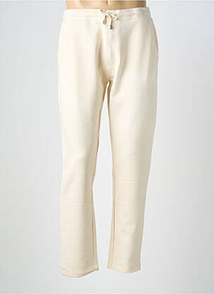 Pantalon chino poches taille normale beige ELLE EST OU LA MER homme