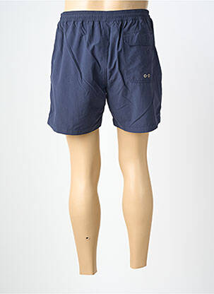 Short de bain effet matière satinée bleu MAT DE MISAINE homme