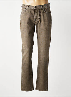 Jeans coupe slim fermeture boutonnée sur le devant taille normale gris BARMAS homme