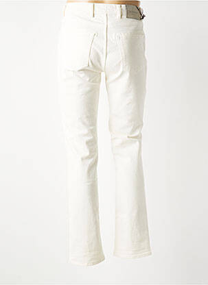 Jeans coupe slim fermeture boutonnée sur le devant taille normale blanc BARMAS homme