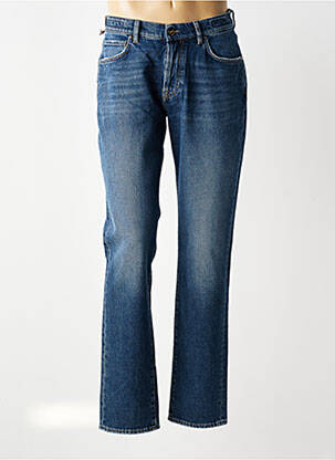 Jeans coupe slim fermeture boutonnée sur le devant taille normale bleu BARMAS homme