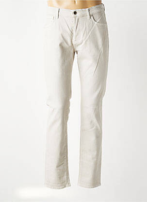 Jeans coupe slim fermeture boutonnée sur le devant taille normale gris BARMAS homme